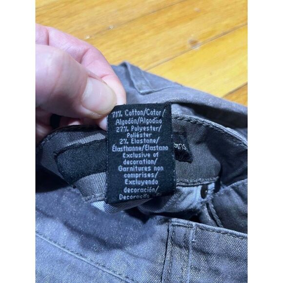 Calvin Klein Jeans Womens Size 29/8 Leggings Pewter Iridescent Silver Goblincore - Picture 7 of 11